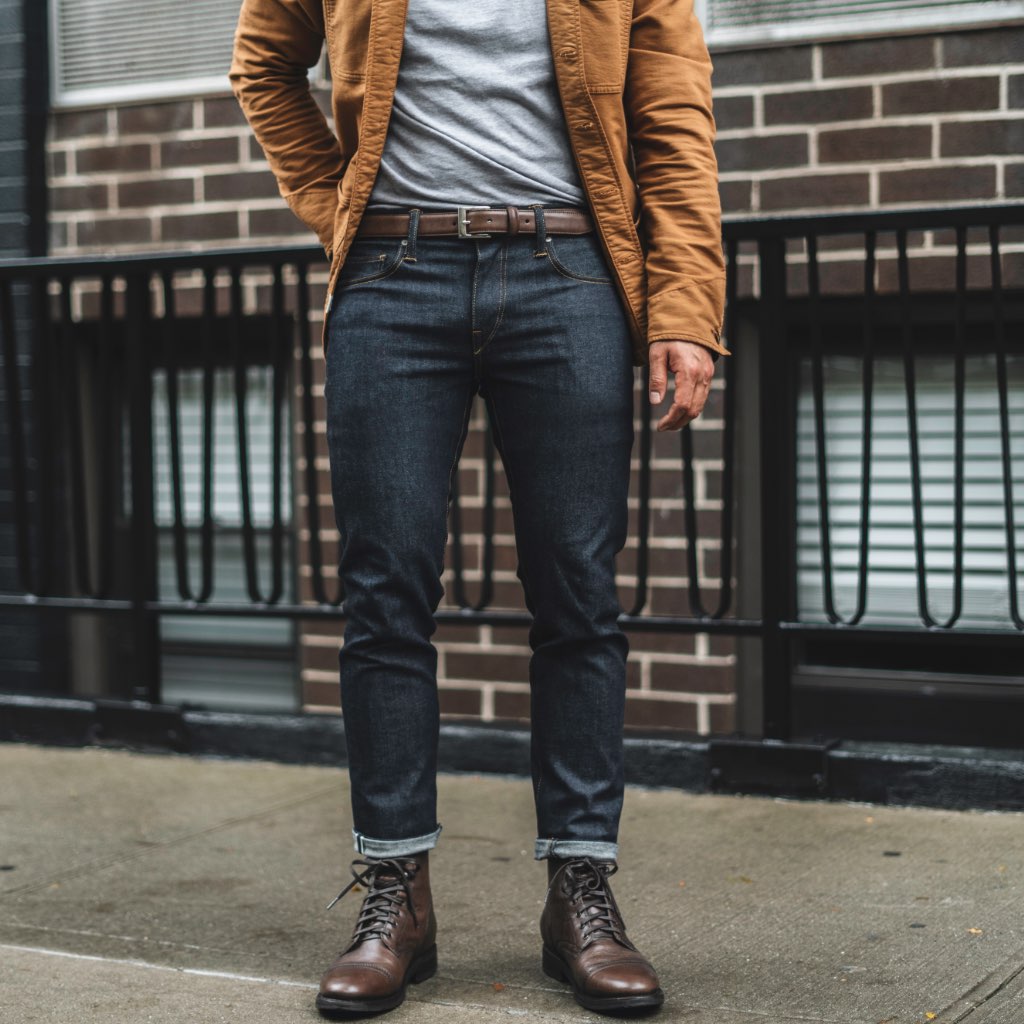 Men's Classic Leather Belt | Old English - Image 5