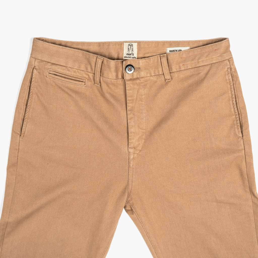 Kato Axe Slim Fit Chinos | Khaki - Image 3