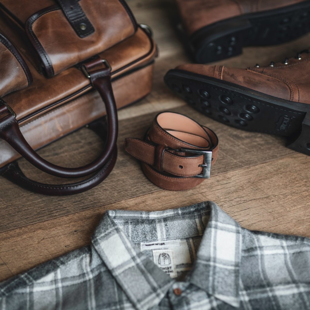 Men's Classic Leather Belt | Arizona Adobe - Image 6