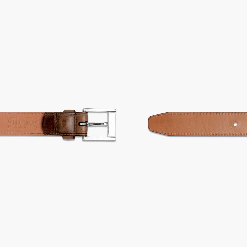 Men's Classic Leather Belt | Natural Chromexcel - Image 3