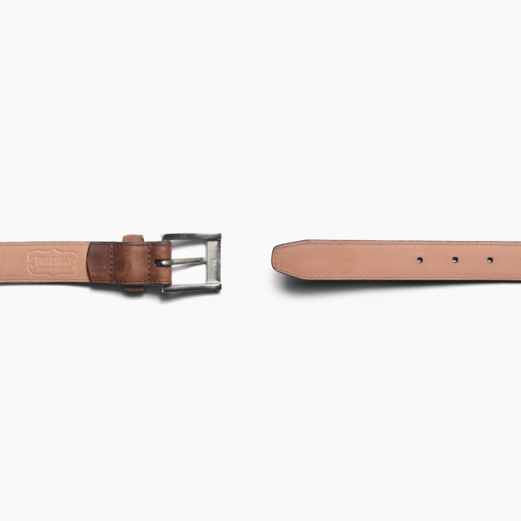 Men's Classic Leather Belt | Terracotta - Image 3