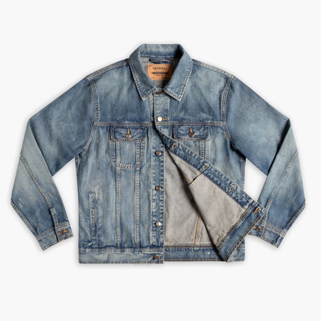 Denim Trucker Jacket | Medium Wash - Image 5