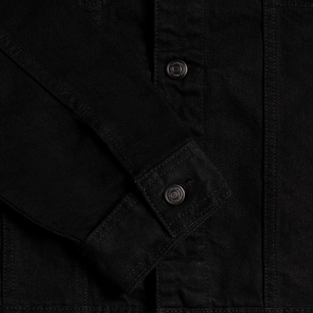 Denim Trucker Jacket | Pitch Black - Image 7