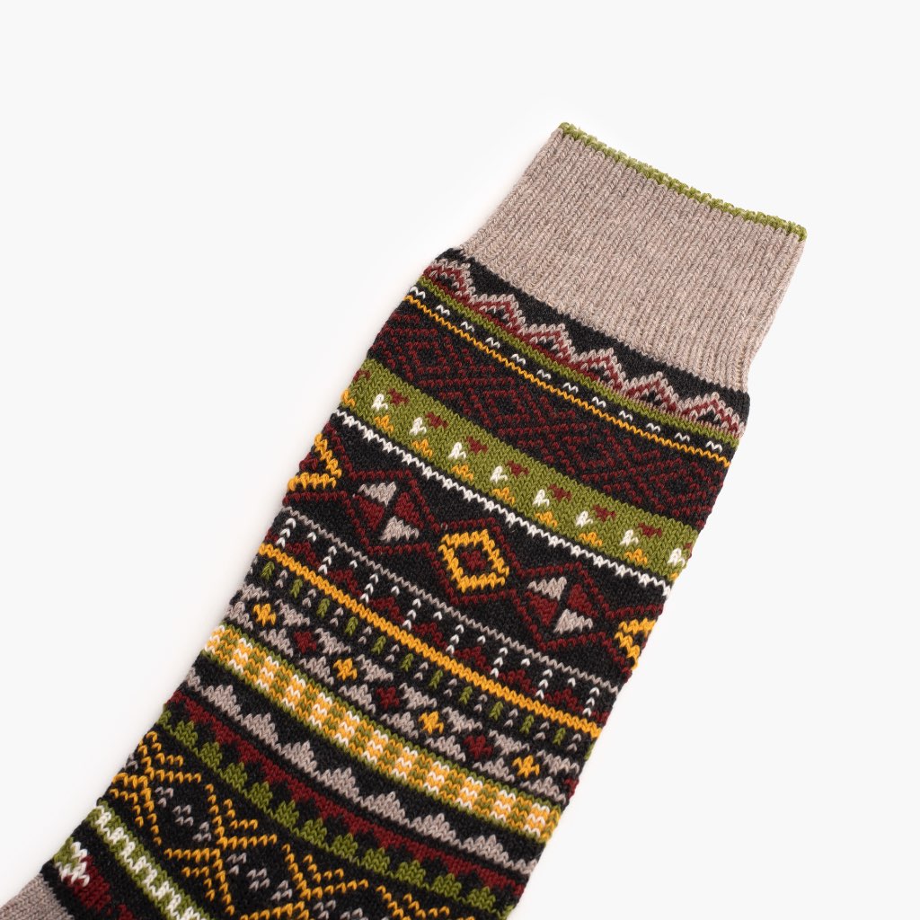 Men's Geo Sock | Tortoise - Image 2