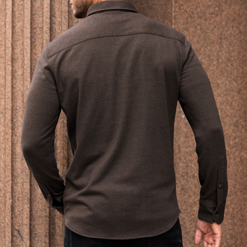 Everyday Button-Down Shirt | Brown - Image 7