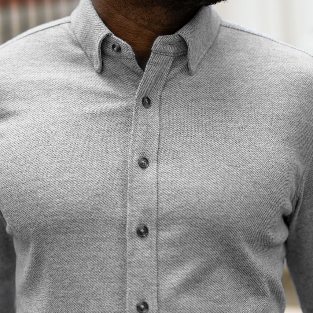 Everyday Button-Down Shirt | Light Grey - Image 7
