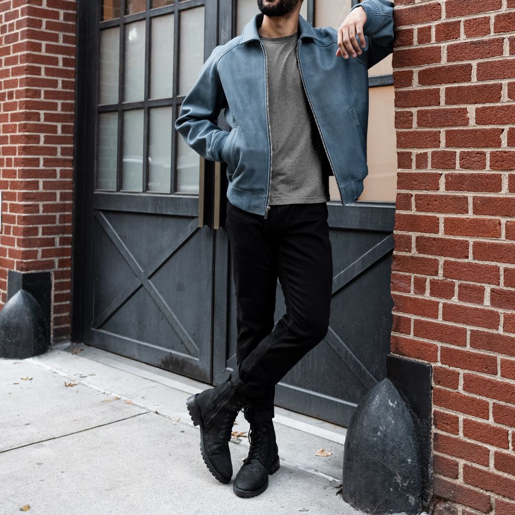 Major League Jacket | Blue Textured - Image 3