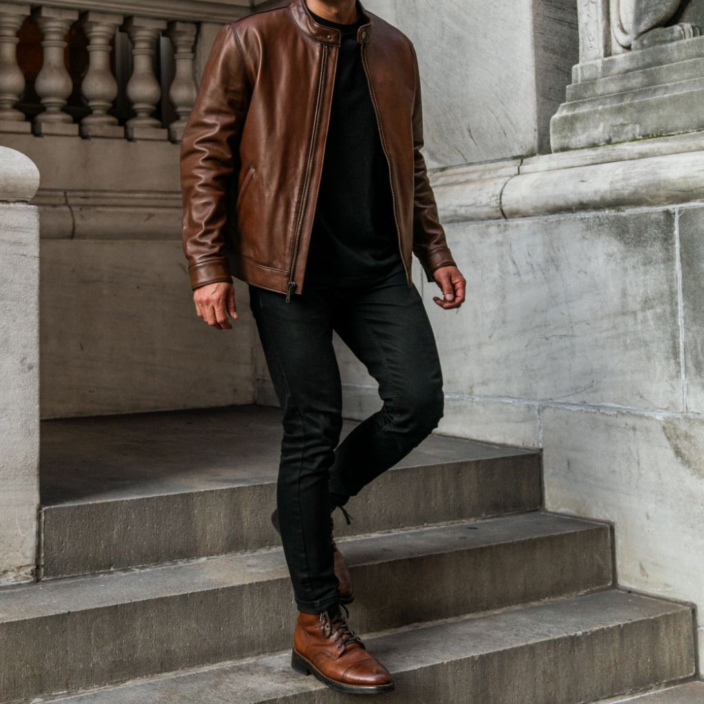 Racer Jacket | Brandy - Image 3