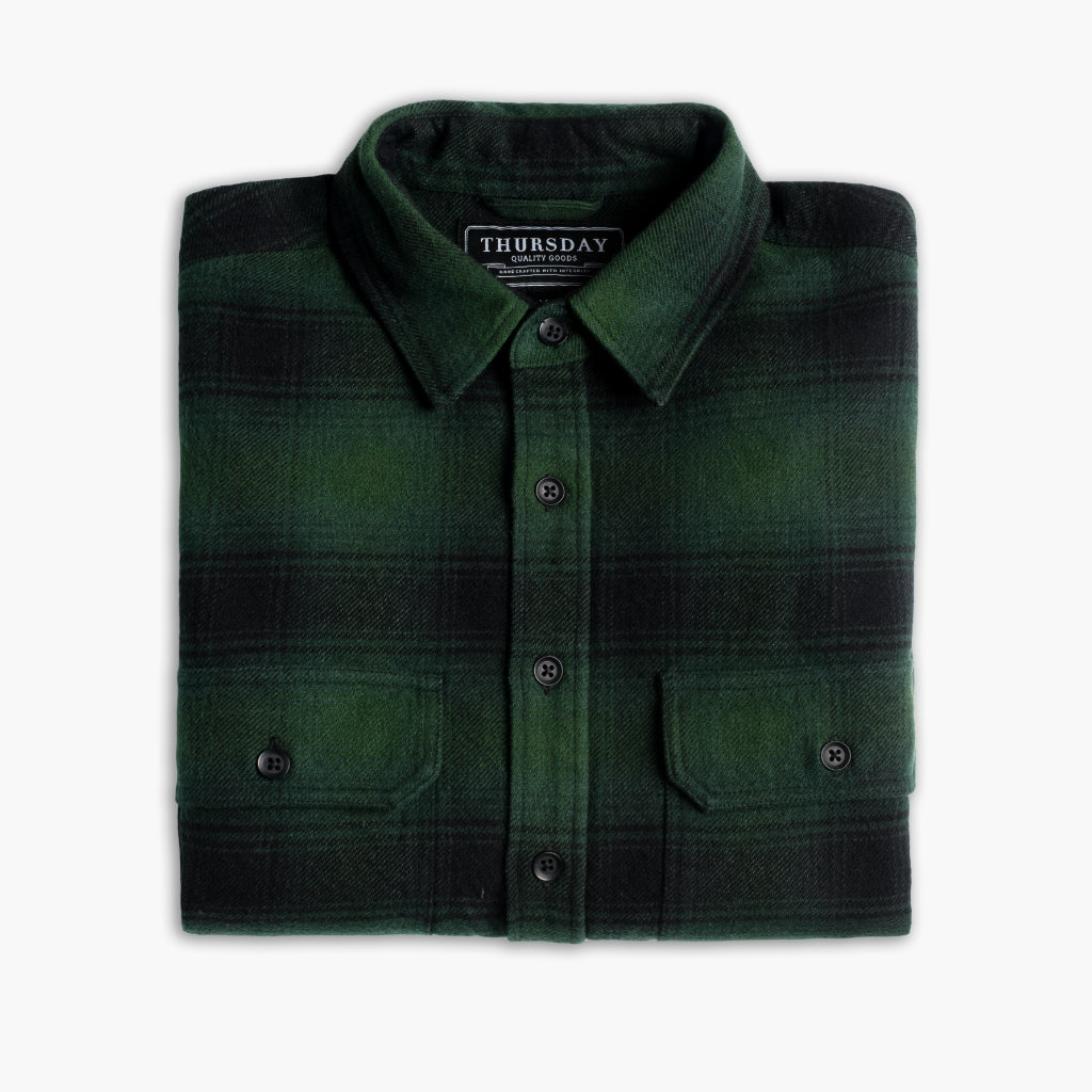 Summit Flannel Shirt | Evergreen - Image 3