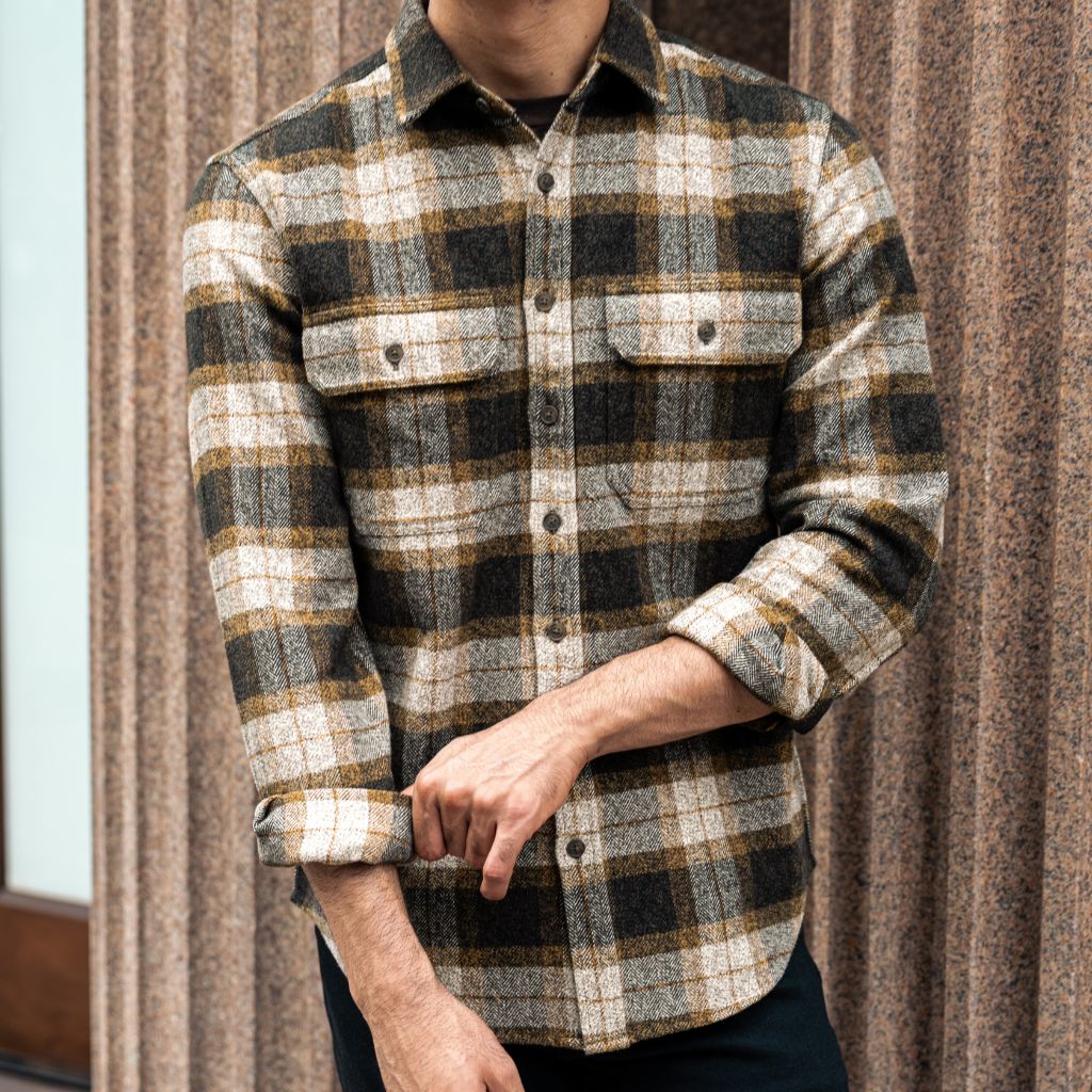 Summit Flannel Shirt | Tuscan Gold - Image 6