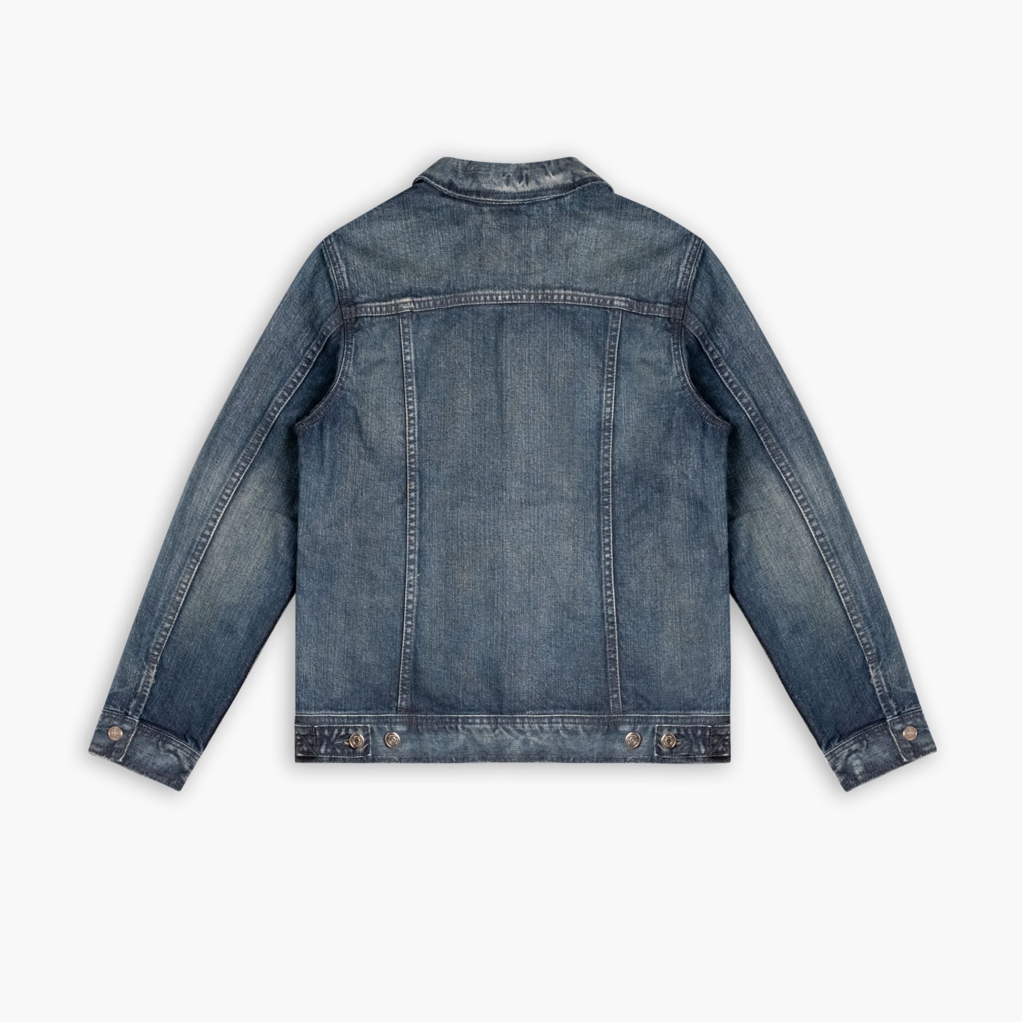Denim Trucker Jacket | Faded Indigo - Image 6