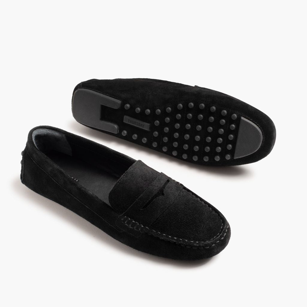 Driving Loafer | Black Suede - Image 4