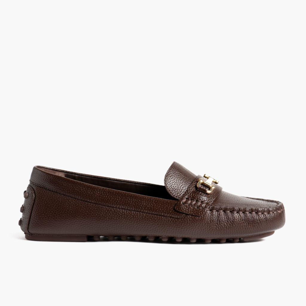 Driving Loafer | Brown & Gold - Image 2