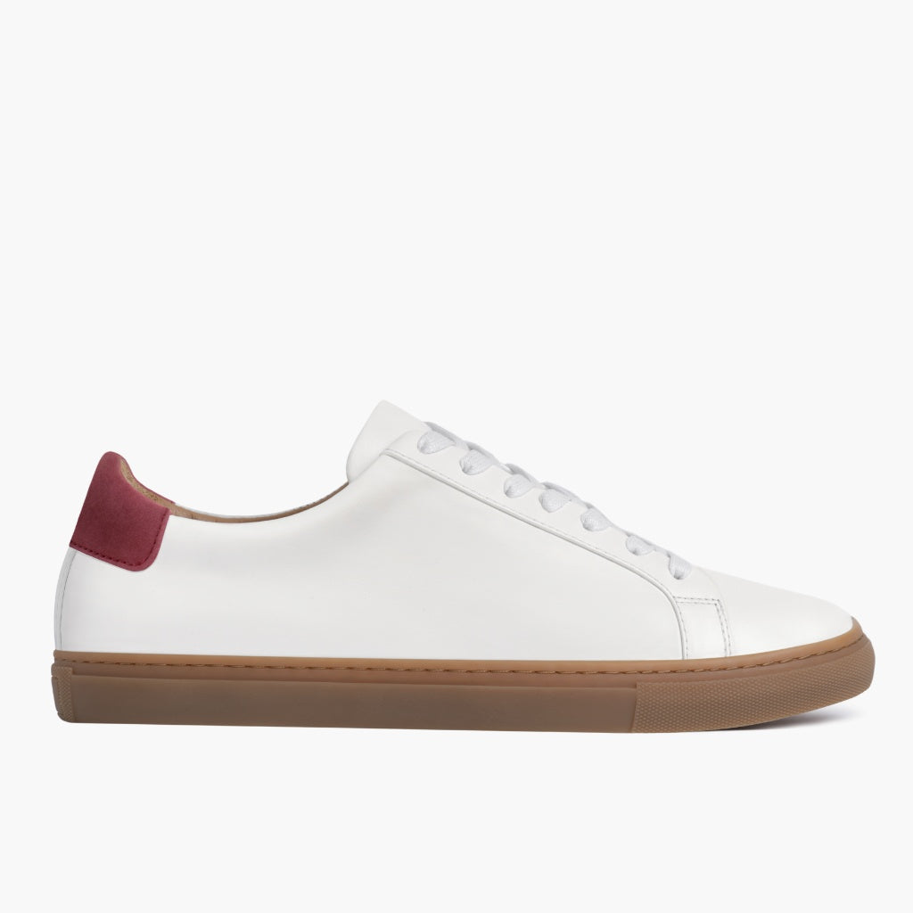 Women's Legacy | White x Burgundy - Image 2