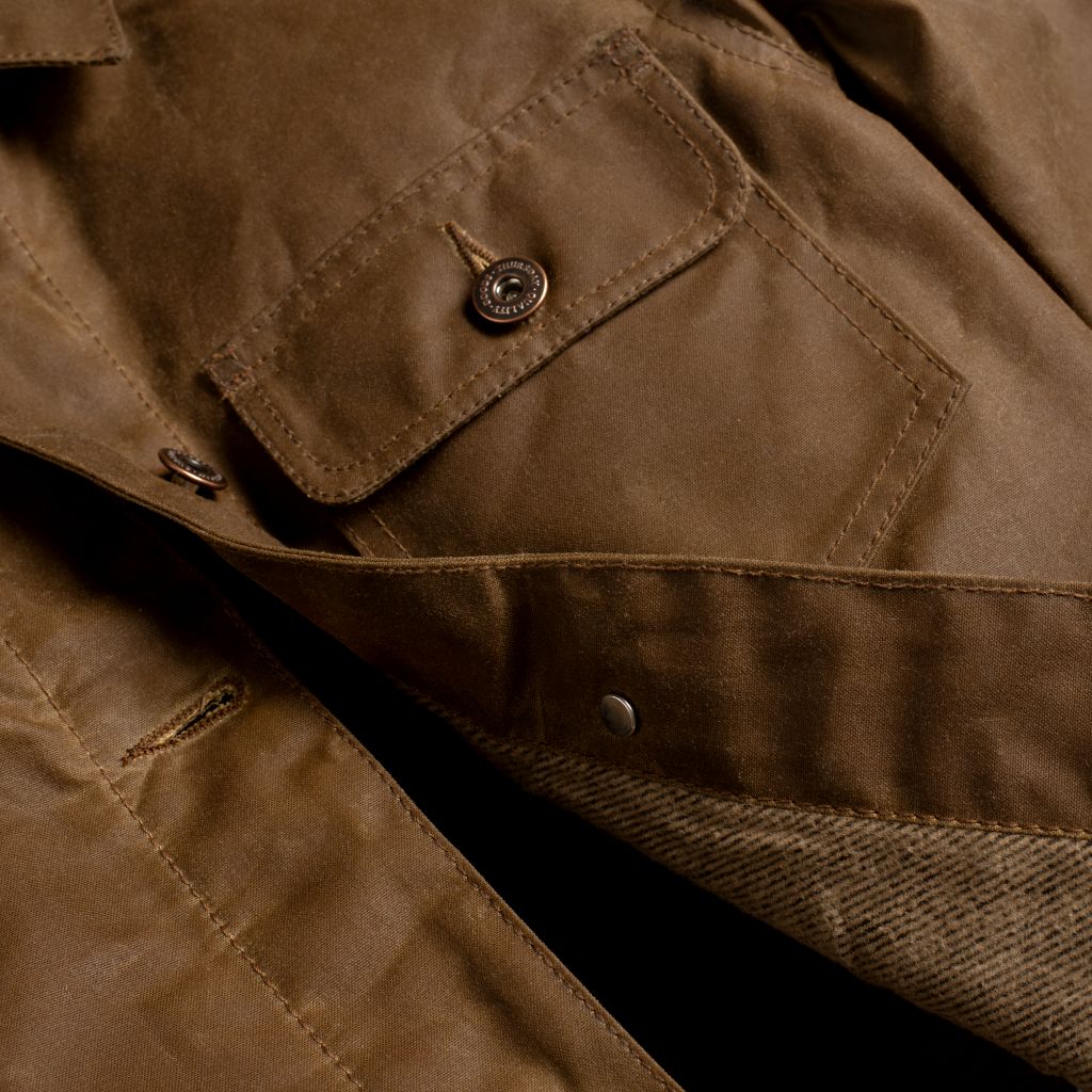 Waxed Canvas Field Jacket | Coyote - Image 7