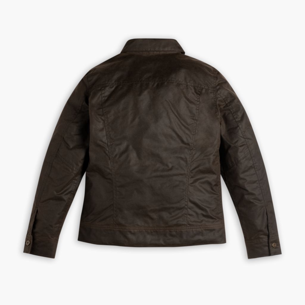Waxed Canvas Field Jacket | Dark Olive - Image 6
