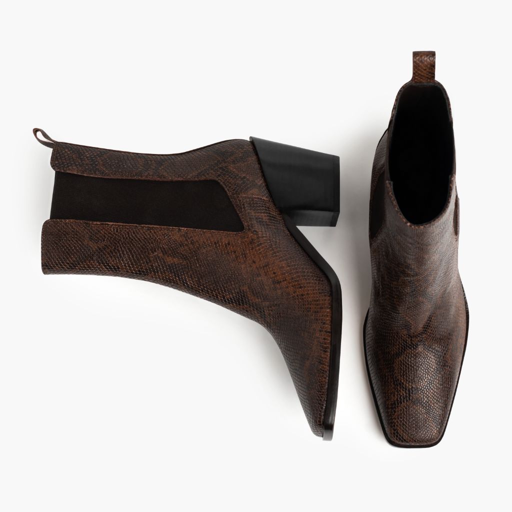 Soho | Chocolate Snake Print - Image 3